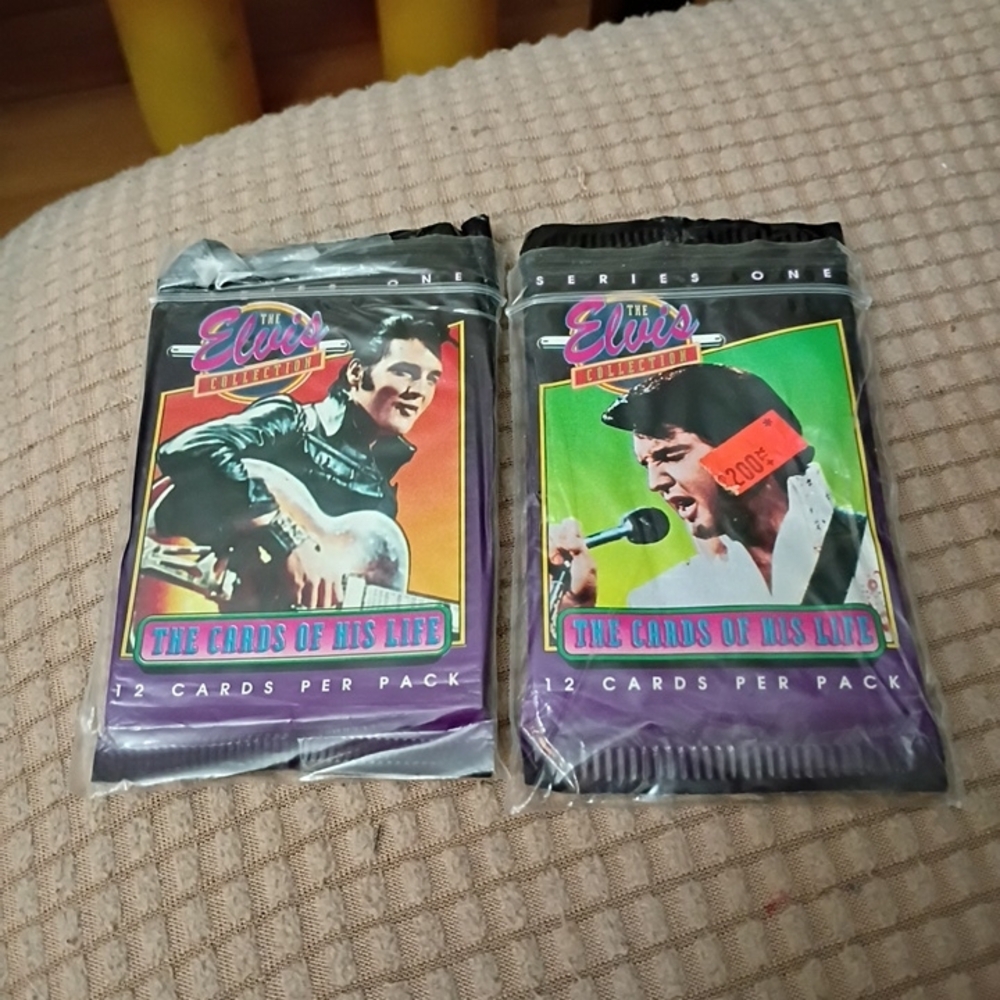 Elvis Presley Card Game - Purple and Black